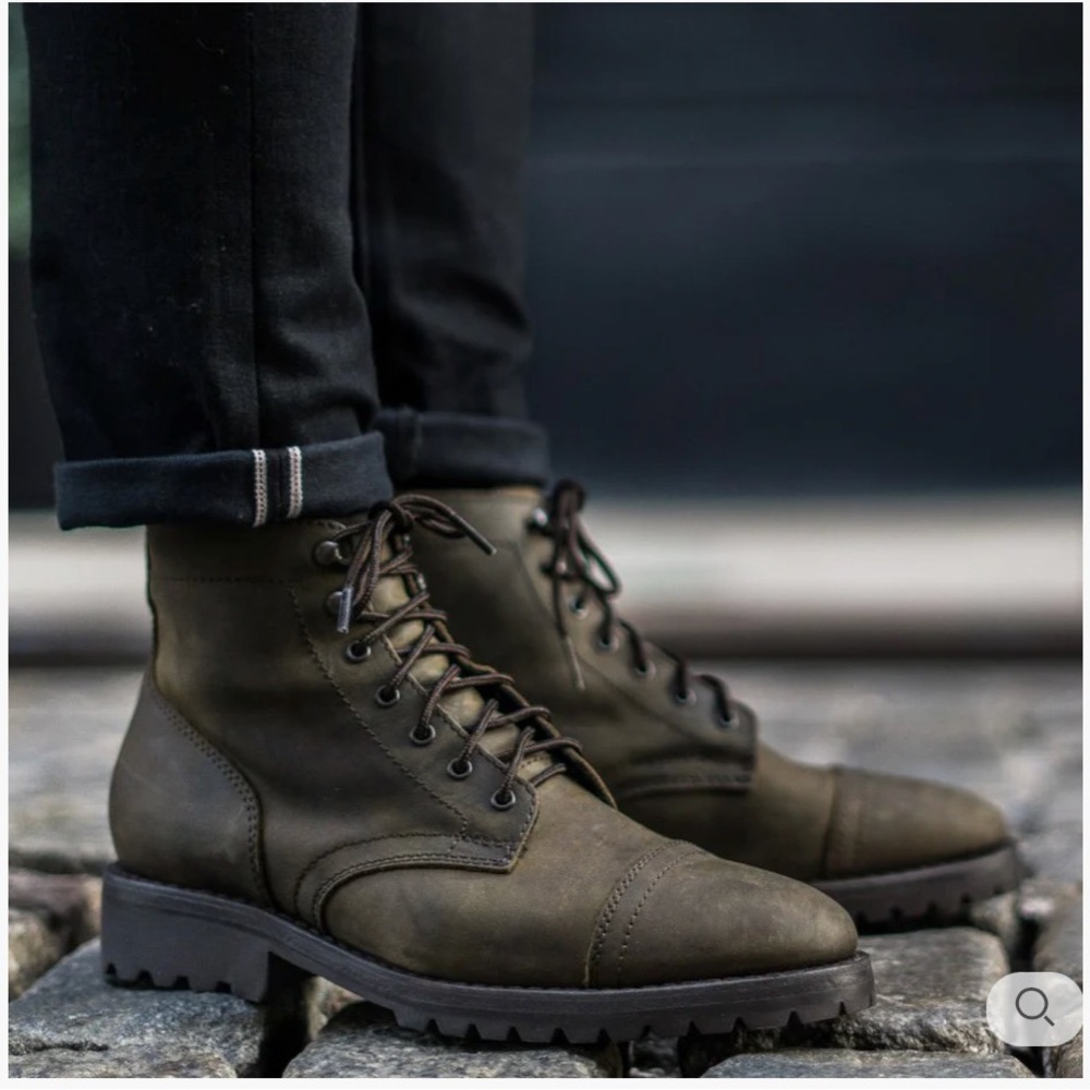 Thursday Boot Co. Captain Storm King Edition in Dark Olive Matte. Like NEW!